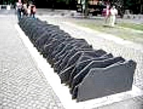 Tablets commemorating victims of German parliment targewted by the Nazis